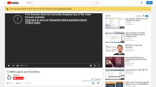 
                            4. 1 ASMX Login In and Orientation - YouTube