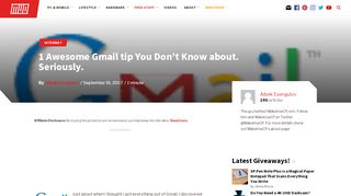
                            4. 1 Awesome Gmail Address Tip You Don't Know About. Seriously