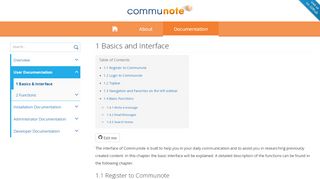 
                            8. 1 Basics and Interface | Communote