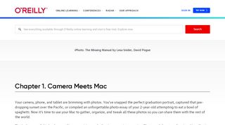 
                            5. 1. Camera Meets Mac - iPhoto: The Missing Manual [Book]