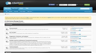 
                            6. #1 Chat Avenue Message Forums