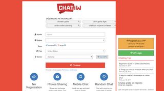 
                            3. #1 Chatiw - Latin chat gratis zona Chatea gratis del mundo en español