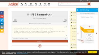 
                            7. § 1 FBG (Firmenbuchgesetz), Firmenbuch - JUSLINE Österreich