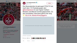 
                            12. 1. FC Kaiserslautern on Twitter: 