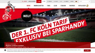 
                            8. 1. FC Köln | Sparhandy-Tarif für FC-Fans