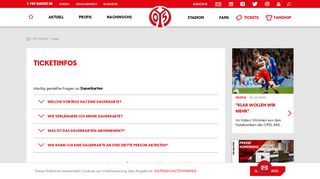 
                            12. 1. FSV Mainz 05 - FAQs