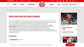 
                            2. 1. FSV Mainz 05 - Mitglied werden