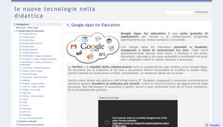 
                            4. 1. Google Apps for Education - le nuove tecnologie nella didattica
