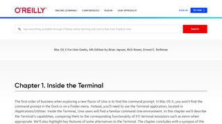 
                            11. 1. Inside the Terminal - Mac OS X For Unix Geeks, 4th Edition [Book]