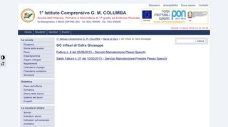 
                            10. 1° Istituto Comprensivo G. M. COLUMBA GC infissi di Cafra Giuseppe ...