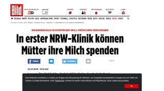 
                            10. 1. Klinik in NRW richtet Muttermilch-Spendenbank ein - Ruhrgebiet ...