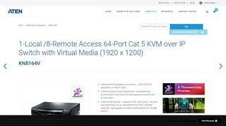 
                            11. 1-Local /8-Remote Access 64-Port Cat 5 KVM over IP Switch with ...