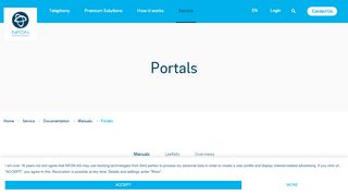 
                            8. 1. Login, Manual Ncontrol, Ncontrol, Portals, Manuals, mynfon.com