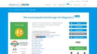 
                            7. #1 Magento 2 Social Login Extension FREE – Mageplaza