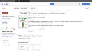 
                            3. 1 Pound a Day: The Martha's Vineyard Diet Detox and Plan for a ...