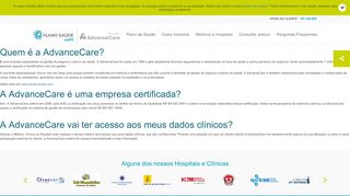 
                            5. 1 - Quem é a AdvanceCare? | Plano Saude Well's