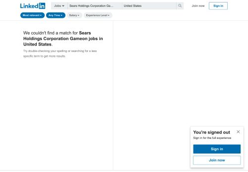 
                            13. 1 Sears Holdings Corporation Gameon jobs in United States - LinkedIn