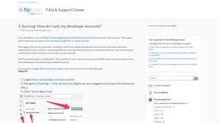 
                            6. 1. Syncing: How do I sync my developer accounts? – Apptopia: FAQ ...