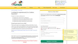 
                            7. 1-to-1 tuition teachers available | Home Tuition | Start Tuition Agency