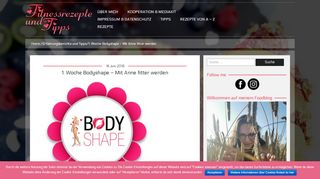 
                            5. 1. Woche Bodyshape - Mit Anne fitter werden - Fitnessrezepte und Tipps