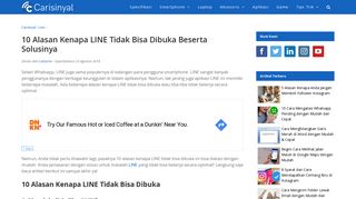 
                            1. 10 Alasan Kenapa LINE Tidak Bisa Dibuka Beserta Solusinya