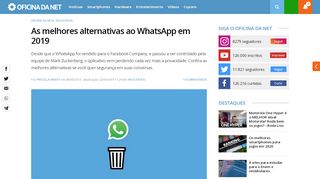 
                            9. 10 aplicativos para substituir o Whatsapp - Oficina da Net