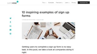 
                            1. 10 awesome sign up forms that you'll want to fill out - Justinmind