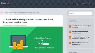 
                            11. 10 Best affiliate programs for indian and Best practices to earn money ...