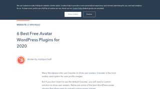 
                            7. 10 Best Free Avatar WordPress Plugins for 2018 - SourceWP