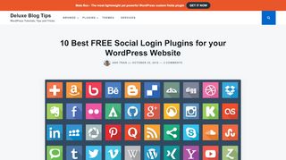 
                            6. 10 Best FREE Social Login Plugins for your WordPress Website ...