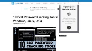 
                            12. 10 Best Password Cracking Tools Of 2016 | Windows, Linux, OS X