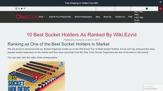 
                            8. 10 Best Socket Holders As Ranked By Wiki.Ezvid – Olsa Tools