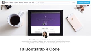 
                            7. 10 Bootstrap 4 Code Snippets That Will Make Your Life Easier ...