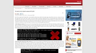 
                            2. 10 cách xử lý nhanh camera IP bị lỗi - Nhân Sinh Phúc