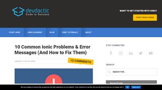 
                            11. 10 Common Ionic Problems & Error Messages (And How to Fix Them ...