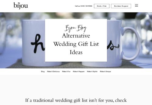 
                            13. 10 Essential Items to Add to your Wedding Gift List | Bijou Wedding ...