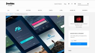 
                            11. 10 Free Material Design Login Screens - Fluxes Freebies