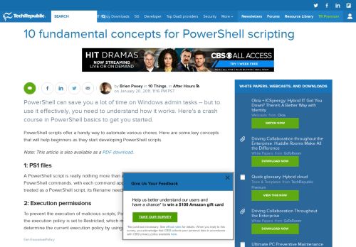 
                            11. 10 fundamental concepts for PowerShell scripting - News, Tips, and ...
