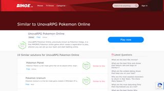 
                            6. 10+ Games Like Unovarpg Pokemon Online - Best Unovarpg ...