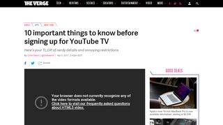 
                            13. 10 important things to know before signing up for YouTube TV - The ...