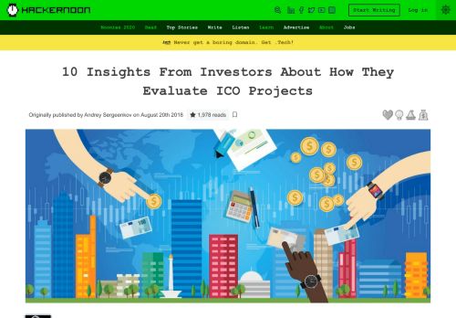 
                            8. 10 Insights From Investors About How They Evaluate ICO Projects