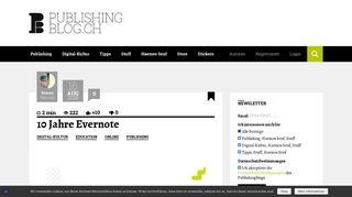 
                            6. 10 Jahre Evernote | Publishingblog.ch