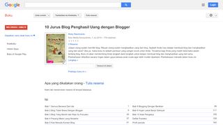 
                            5. 10 Jurus Blog Penghasil Uang dengan Blogger