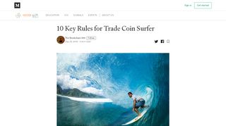 
                            12. 10 Key Rules for Trade Coin Surfer – The Blockchain 101 – ...