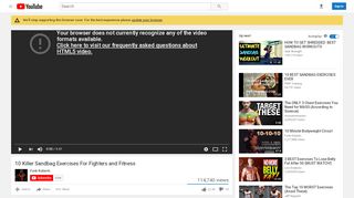 
                            8. 10 Killer Sandbag Exercises For Fighters and Fitness - YouTube