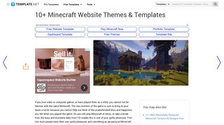 
                            2. 10+ Minecraft Website Themes & Templates | Free & Premium ...