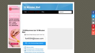 
                            2. 10 Minuten Mail