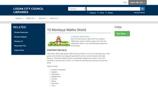 
                            12. 10 Monkeys Maths World - Logan City Council Libraries