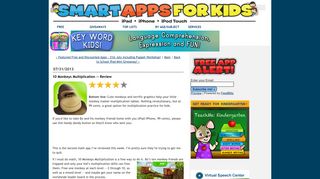 
                            12. 10 Monkeys Multiplication — Review - Smart Apps For Kids