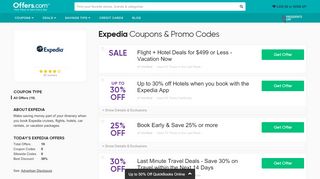 
                            10. 10% off Expedia Coupon Codes & Promo Codes 2019 - Offers.com